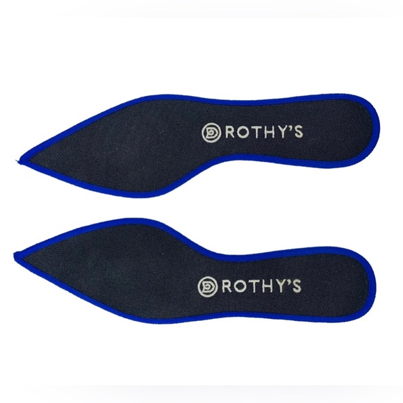 Rothy's Retired Slate Twilight Metallic The Point Flats Pointed Toe W 9.5 - Picture 10 of 11